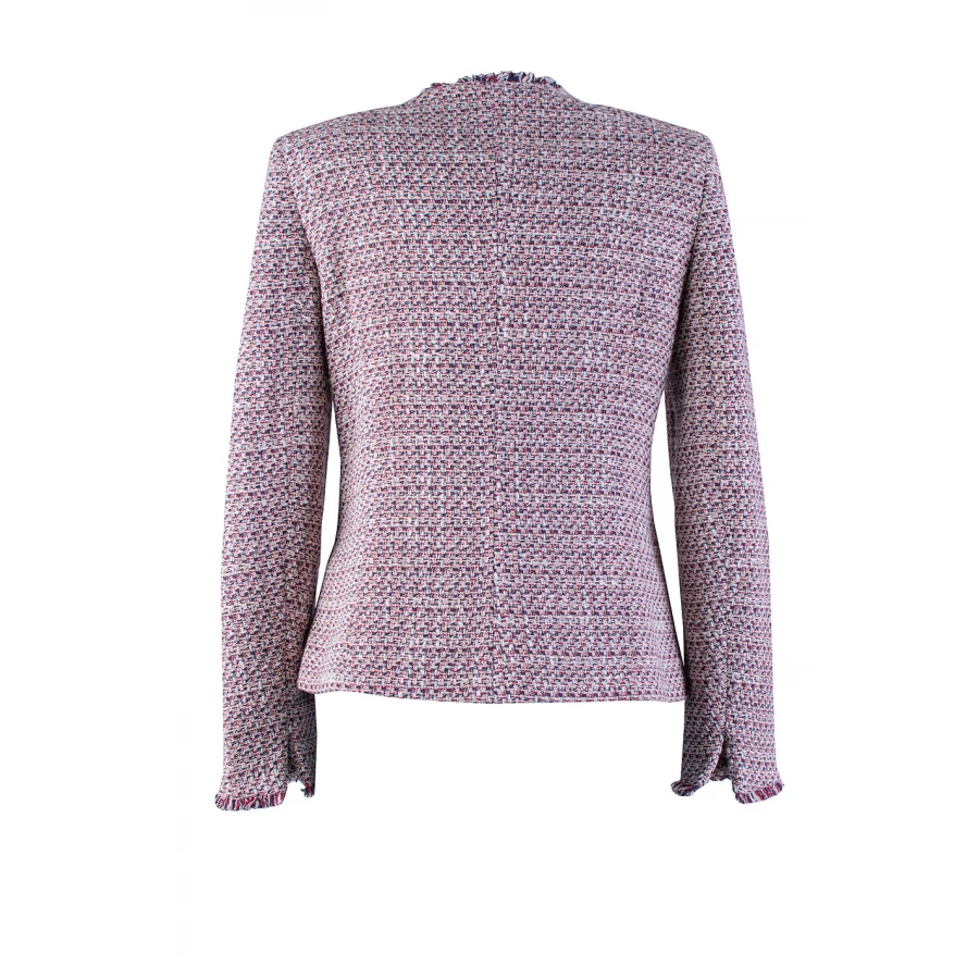 2025SS✨Lisière Bisentino Tweed Jacket Valentino Garavani Embroidered Ribbon Tweed Jacket | Saks